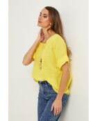 Gelbes Caliba Baumwolltop