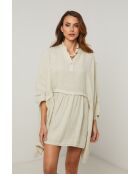 Beige linnen jurk Guela