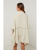 Beige linnen jurk Guela