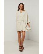 Beige linnen jurk Guela