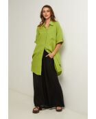 Tunica in lino Berline verde lime