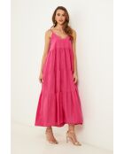 Bix fuchsia katoenen jurk