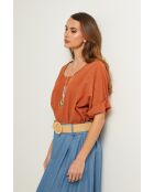 Baumwolltop Caliba Brick