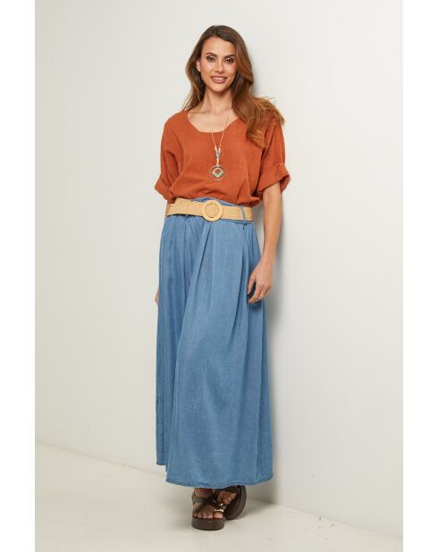 Baumwolltop Caliba Brick