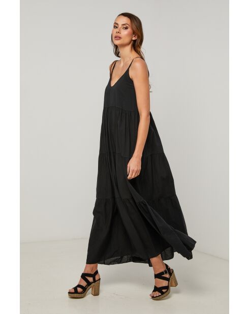 Zwarte katoenen jurk van Bix