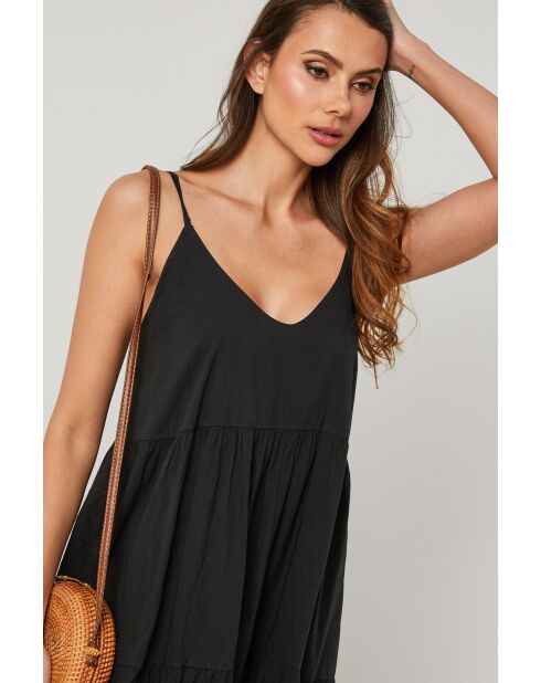 Zwarte katoenen jurk van Bix