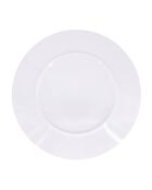 Piatto caraibico piccolo blu e bianco - 21,5 cm