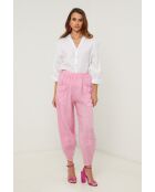 Iloine weißes Leinenhemd