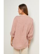 Iloine puderrosa Leinenhemd