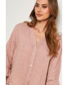 Iloine puderrosa Leinenhemd