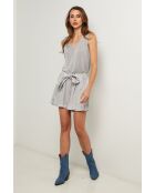 Pantaloncini Gordon in lino grigio