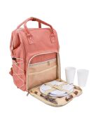 Sac à dos escapade 2 personnes rose