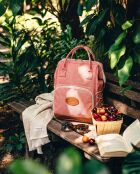 Sac à dos escapade 2 personnes rose