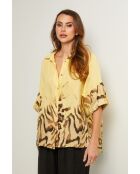 Jarely gelbes Leinenhemd