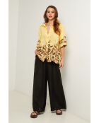 Jarely gelbes Leinenhemd