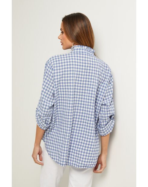 Abelys hemd van indigokatoen