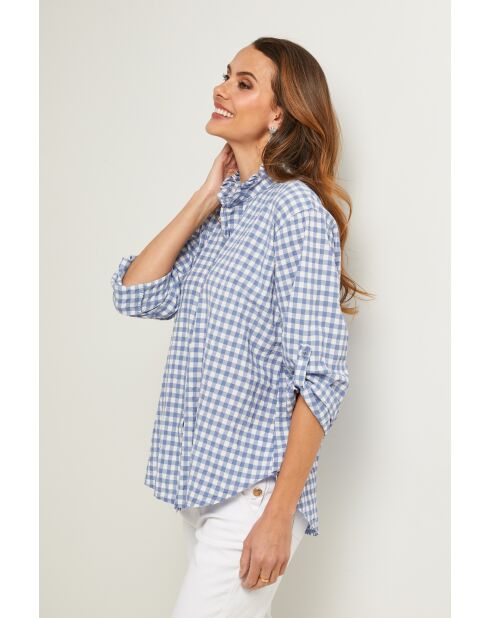 Abelys hemd van indigokatoen