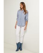 Abelys hemd van indigokatoen