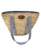 Sac de plage riviera marine bleu et blanc