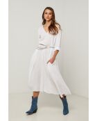 Witte linnen jurk van Lurcica