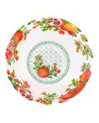 Saladier profond seville blanc, rouge et vert - 25 cm  x 11 cm