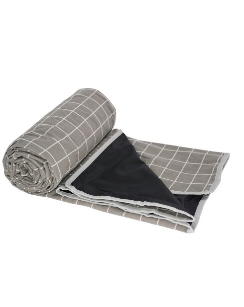 XL Picknick-Tischdecke Concorde, 140 x 280 cm, taupe