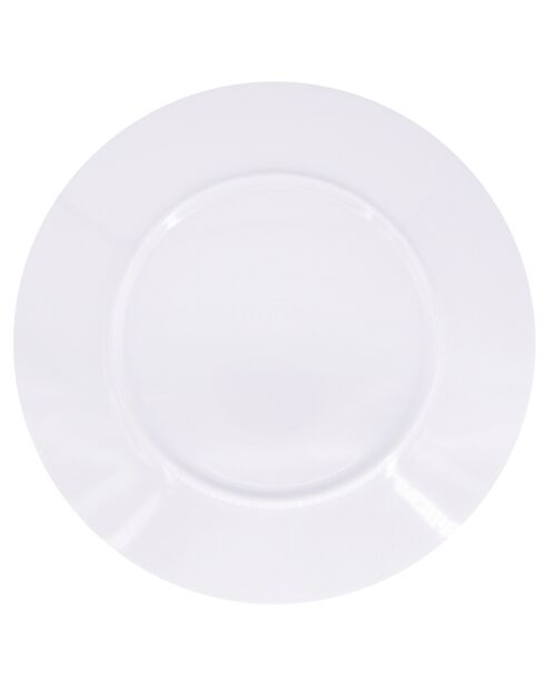 Piatto grande Seville bianco, rosso e verde - 28 cm