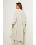 Beigefarbene Leinenjacke Gabry