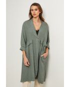 Gabry kaki linnen jas