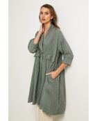 Gabry kaki linnen jas