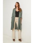 Gabry kaki linnen jas