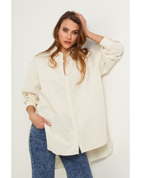 Beige katoenen hemd van Chelys