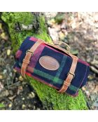 Manta de picnic de tartán escocés azul, rojo y verde