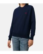 Ami De Coeur marineblauw en rood sweatshirt