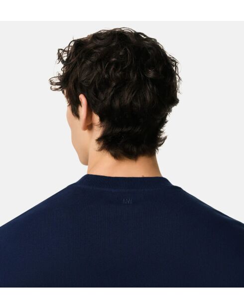 Ami De Coeur marineblauw en rood sweatshirt