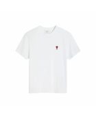 Ami De Coeur T-shirt Wit Rood Hart