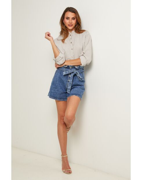 Taupefarbenes Hemd Aliba