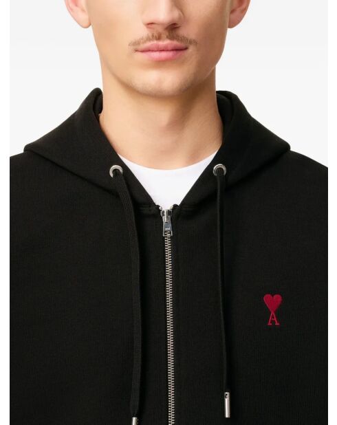 Ami De Coeur Kapuzenpulli schwarz