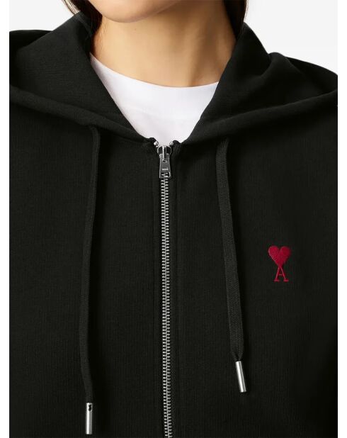 Ami De Coeur Kapuzenpulli schwarz