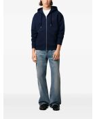 Ami De Coeur marineblauer Kapuzenpulli mit Reißverschluss