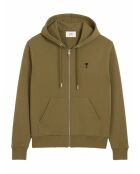 Ami De Coeur bronzen hoodie met ritssluiting