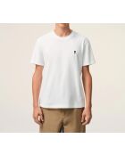 Weißes/schwarzes Ami De Coeur T-Shirt