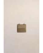 Porte-cartes en Cuir taupe