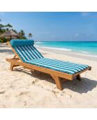 Bahia Strandmatratze Blue Duck Blue - 60x180 cm