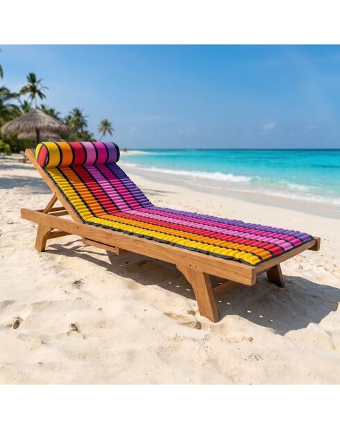 Happy Chic Strandmatratze, 60 x 180 cm, Rosa