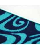 Serviette de plage microfibre Piana Bleu - 90x170 cm