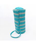 Materasso da spiaggia blu turchese Bahia - 60x180 cm