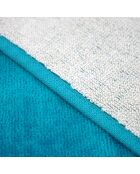 Ushaka blauw jacquard fluwelen badstof strandlaken - 90x170 cm