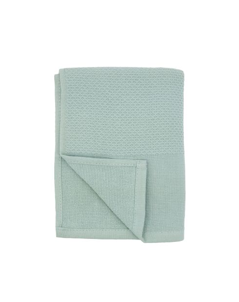 Asciugamano da bagno Waffle Linen Sage - 90x150 cm