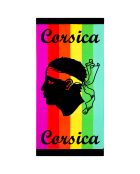 Toalla de playa infantil de microfibra Fino multicolor - 70x140 cm